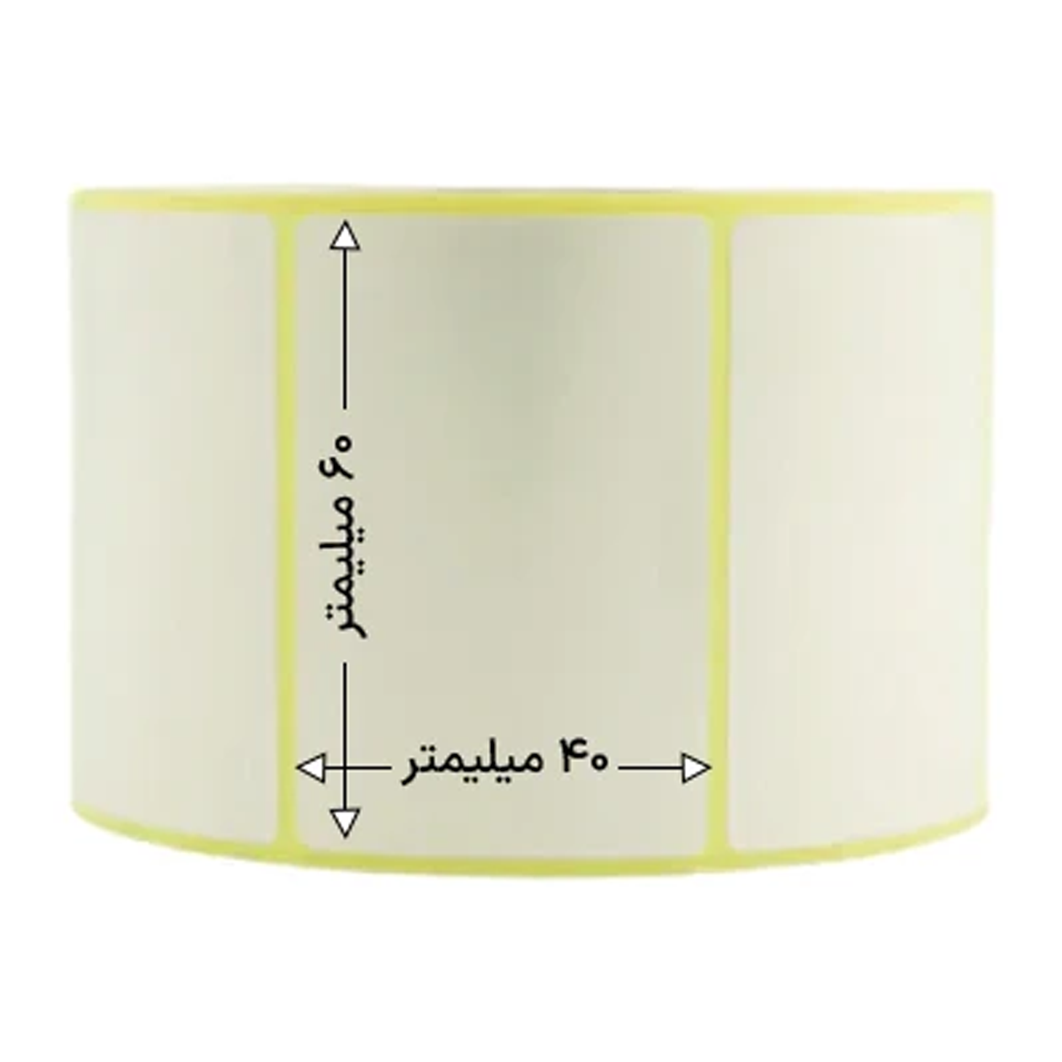 رول 1000 تایی لیبل پی وی سی تک ردیفه 60x40 رول 1000 تایی لیبل پی وی سی دو ردیفه 60x40-small-image