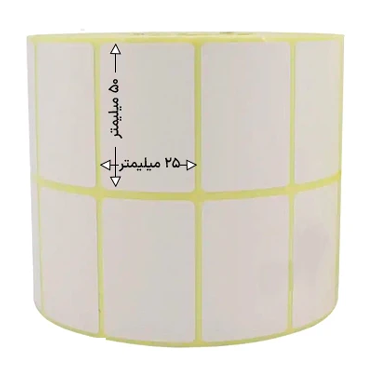 رول 4000 تایی لیبل پی وی سی دو ردیفه 50x25 رول 4000 تایی لیبل پی وی سی دو ردیفه 50x25-small-image