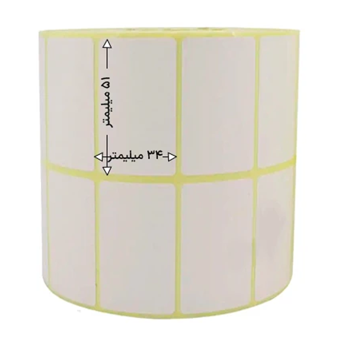 رول 3000 تایی لیبل پی وی سی دو ردیفه 51x34 رول 3000 تایی لیبل پی وی سی دو ردیفه 51x34-small-image