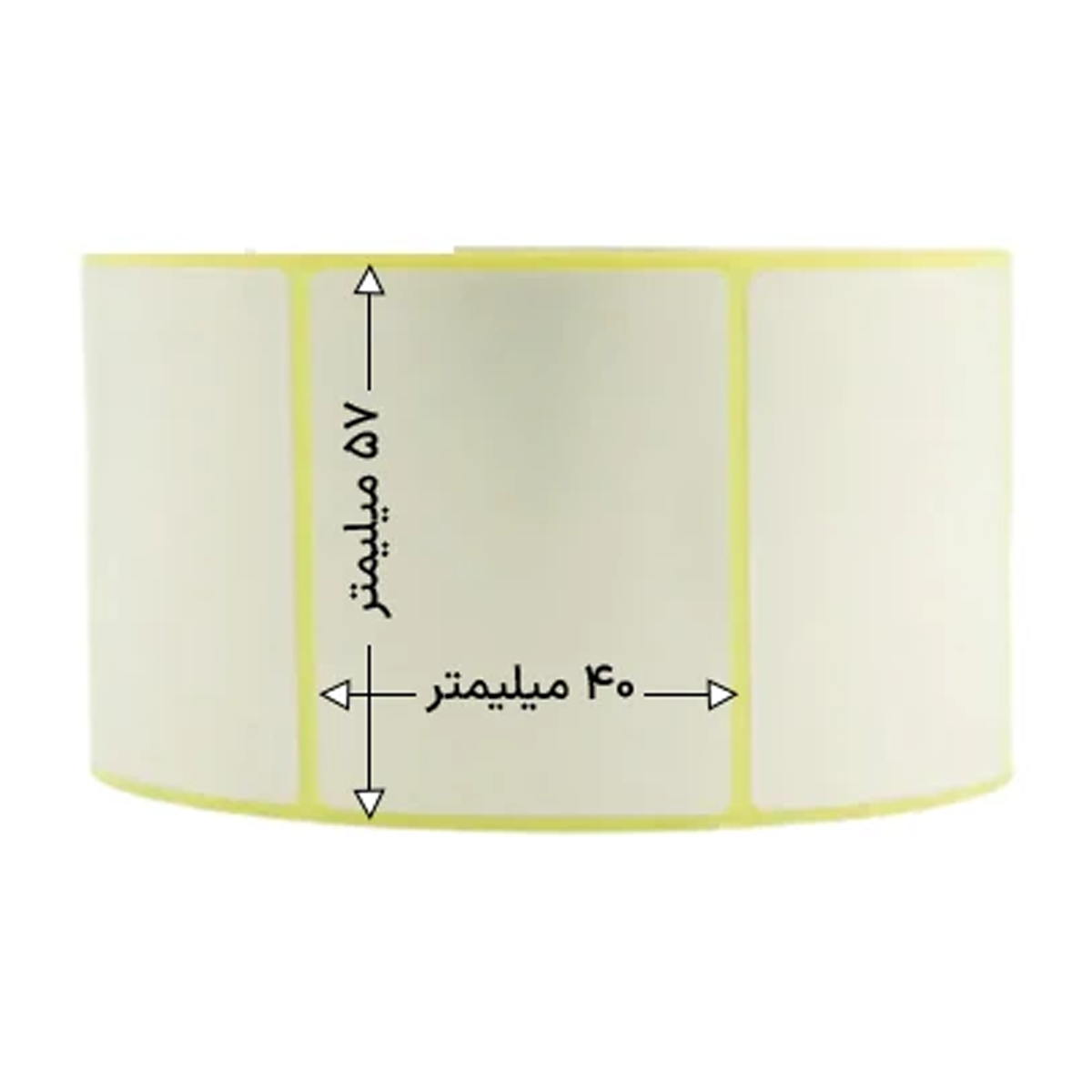 رول 750 تایی لیبل حرارتی تک ردیفه 57x40-small-image