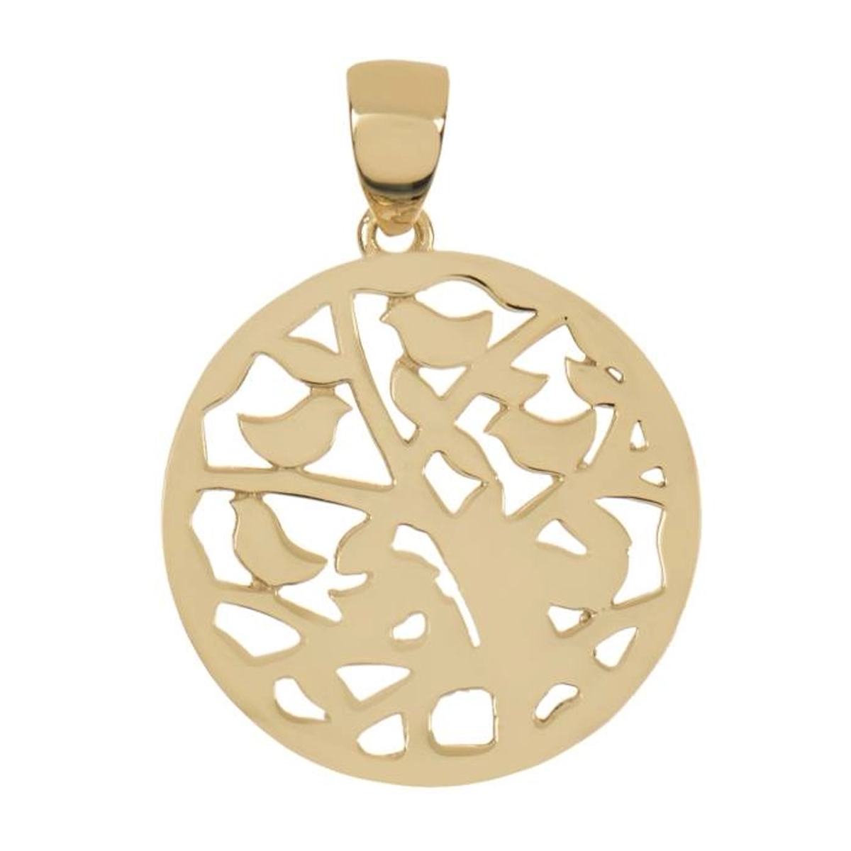 آویز طلا 18 عیار زنانه شمیم گلد گالری مدل AB679