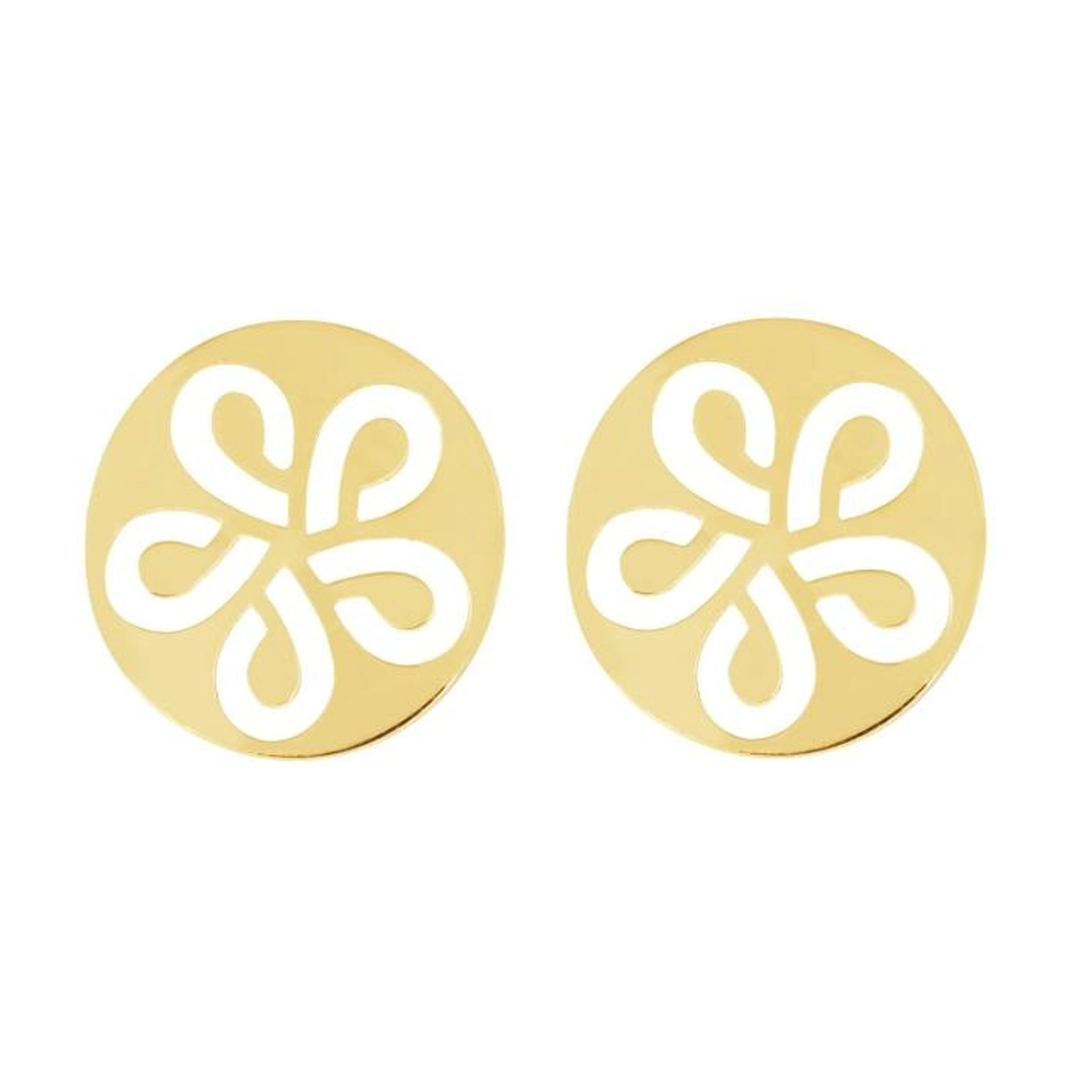 گوشواره طلا زنانه شمیم گلد گالری مدل GM11 گوشواره طلا زنانه شمیم گلد گالری مدل GM11