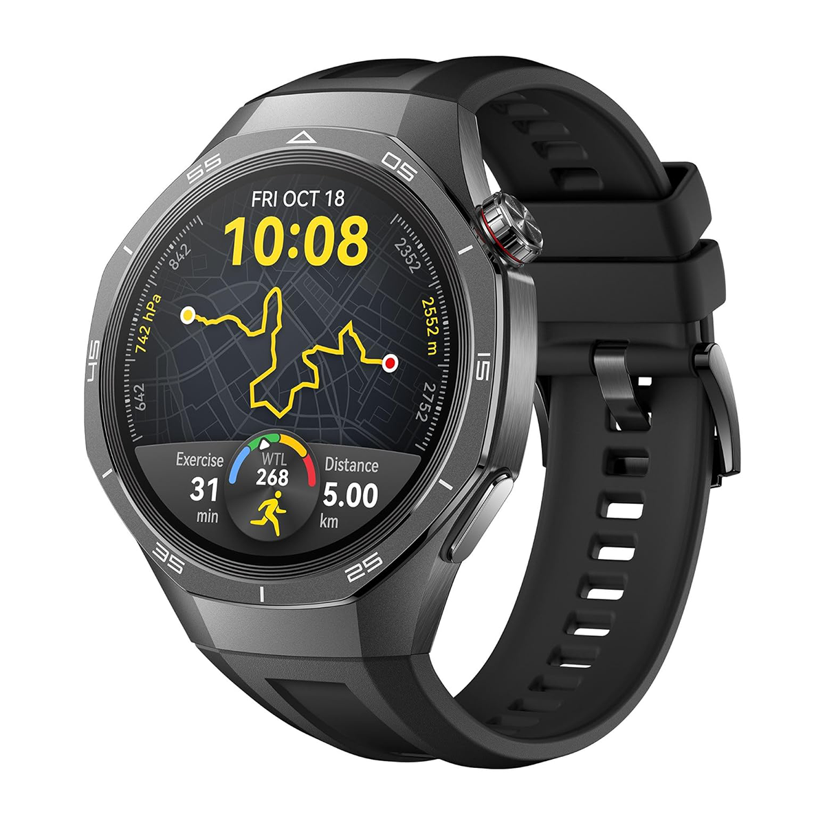 ساعت هوشمند هوآوی مدل GT 5 Pro 46mm بند فلوئورو الاستومر ساعت هوشمند هوآوی مدل GT 5 Pro 46mm بند سیلیکونی-small-image