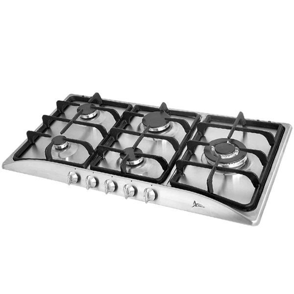 اجاق گاز صفحهای 5 شعله اخوان مدل Gi -13 -S