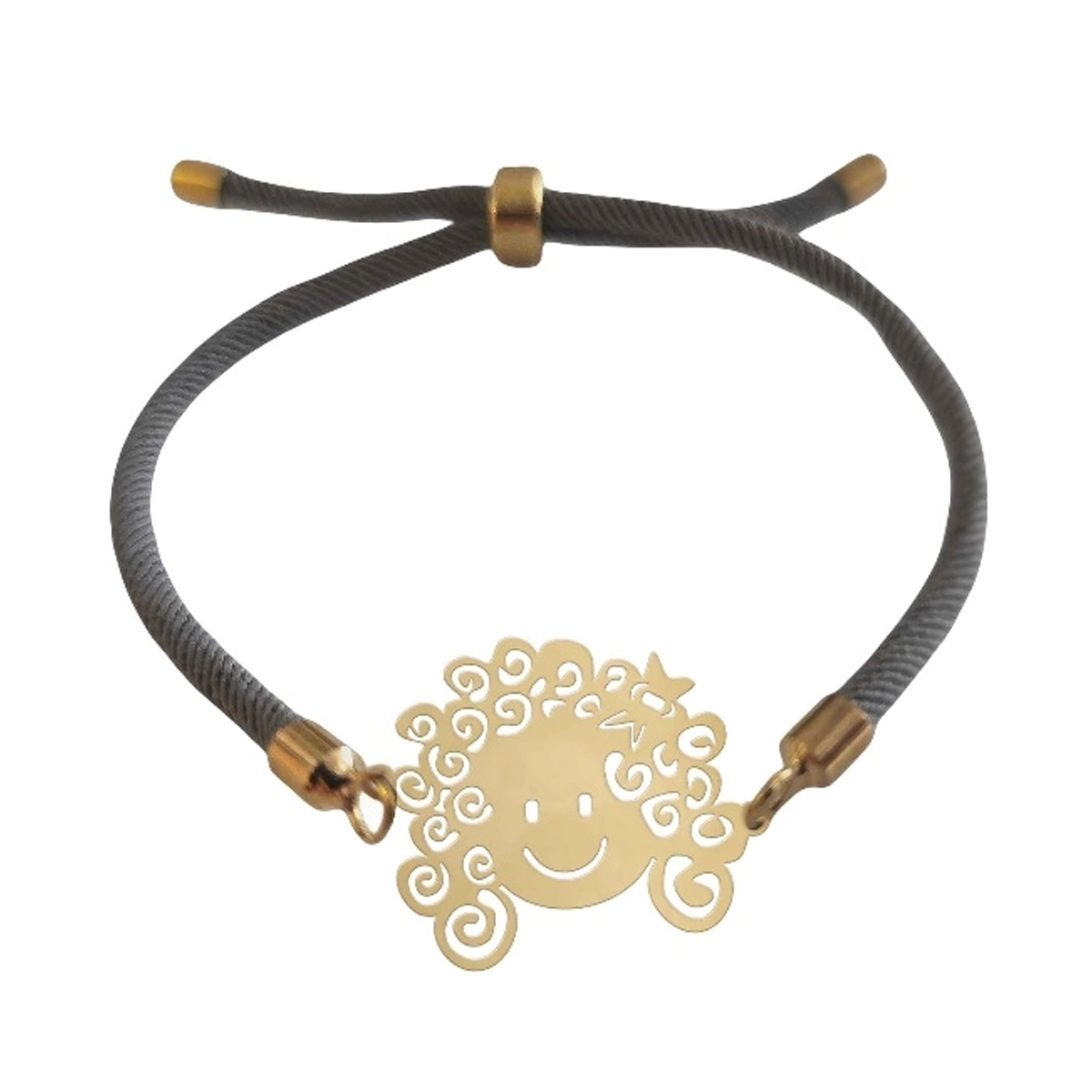 دستبند طلا زنانه شمیم گلد گالری مدل دختر مو فرفری کد D2-10 دستبند طلا زنانه شمیم گلد گالری مدل دختر مو فرفری کد D2-10-small-image