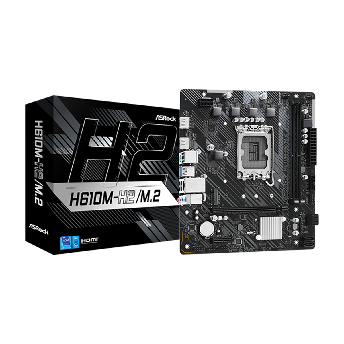 مادربرد ازراک مدل H610M-H2/M.2 DDR4-small-image