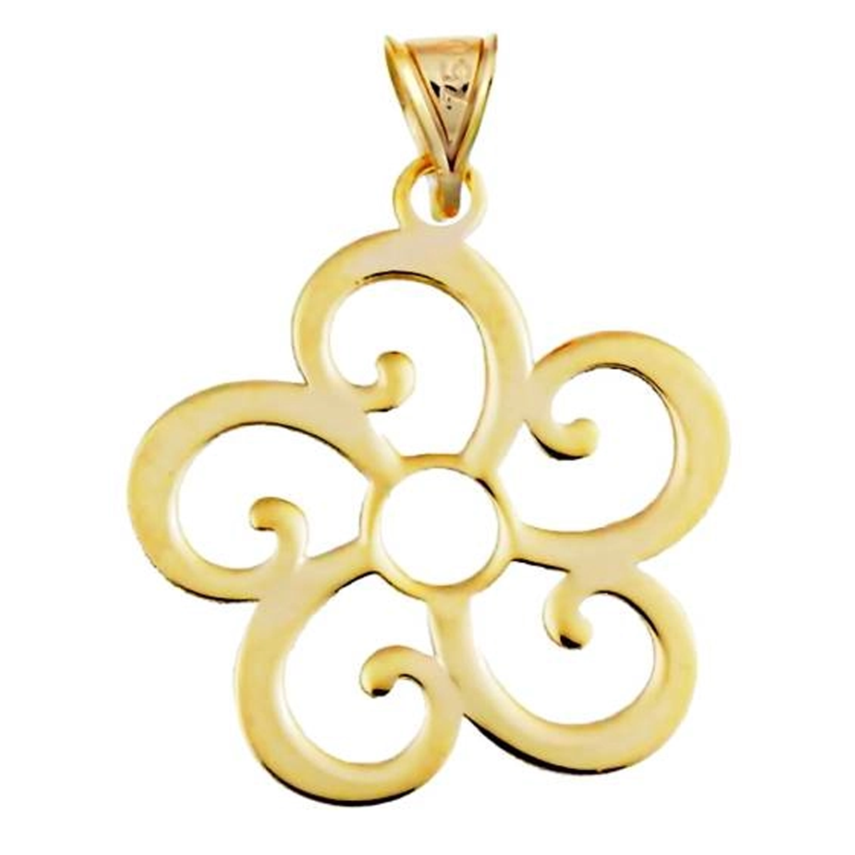 آویز طلا 18 عیار زنانه شمیم گلد گالری مدل A3353