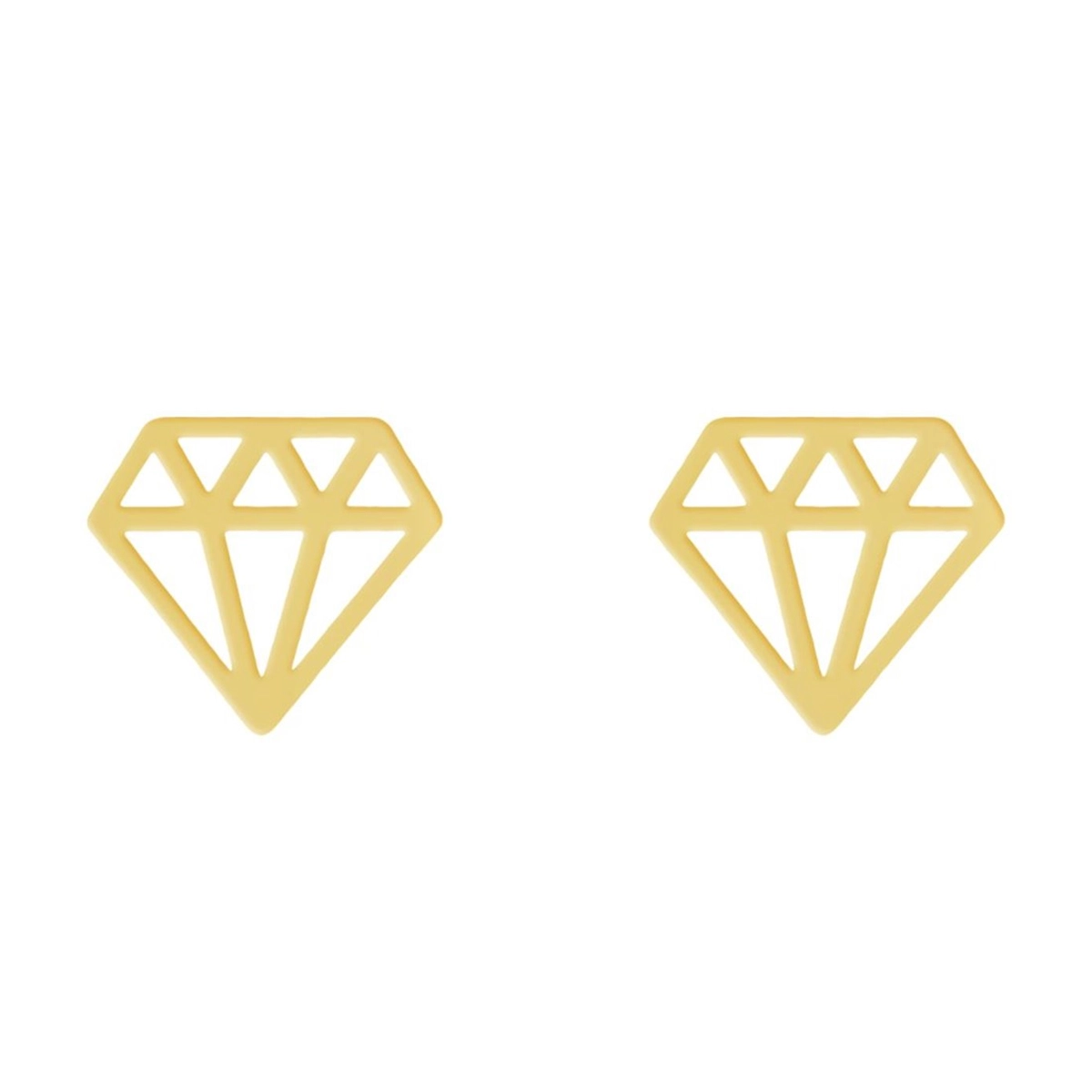 گوشواره طلا زنانه مدل الماس کد E188