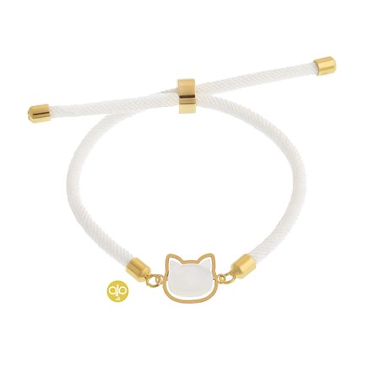 دستبند طلا زنانه مدل گربه کد BRS914