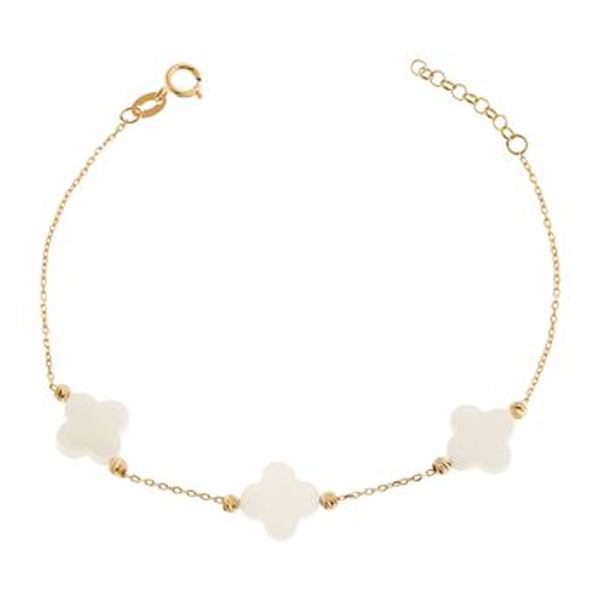 دستبند طلا زنانه مدل ون کلیف کد BR2042