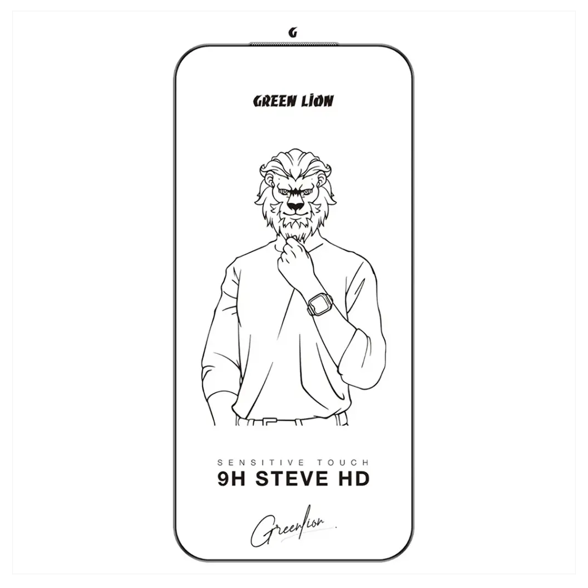 گلس گوشی اپل iPhone 17 Pro Max گرین لاین مدل 9H Steve HD