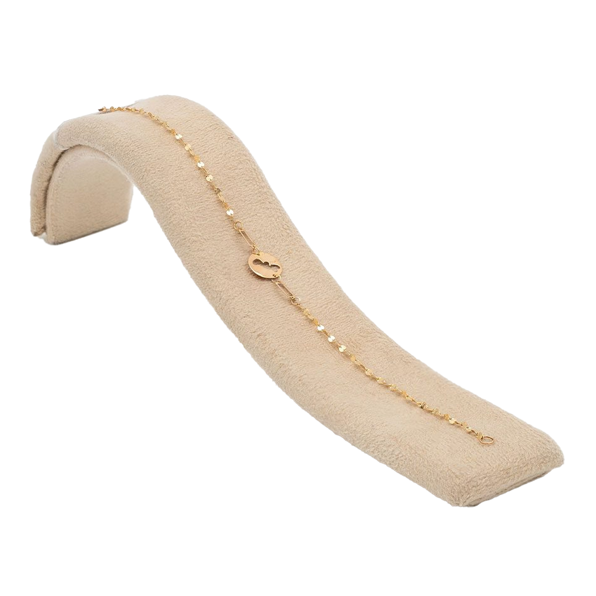 دستبند طلا زنانه گالری طلا عرفان مدل لیزری کد 4620