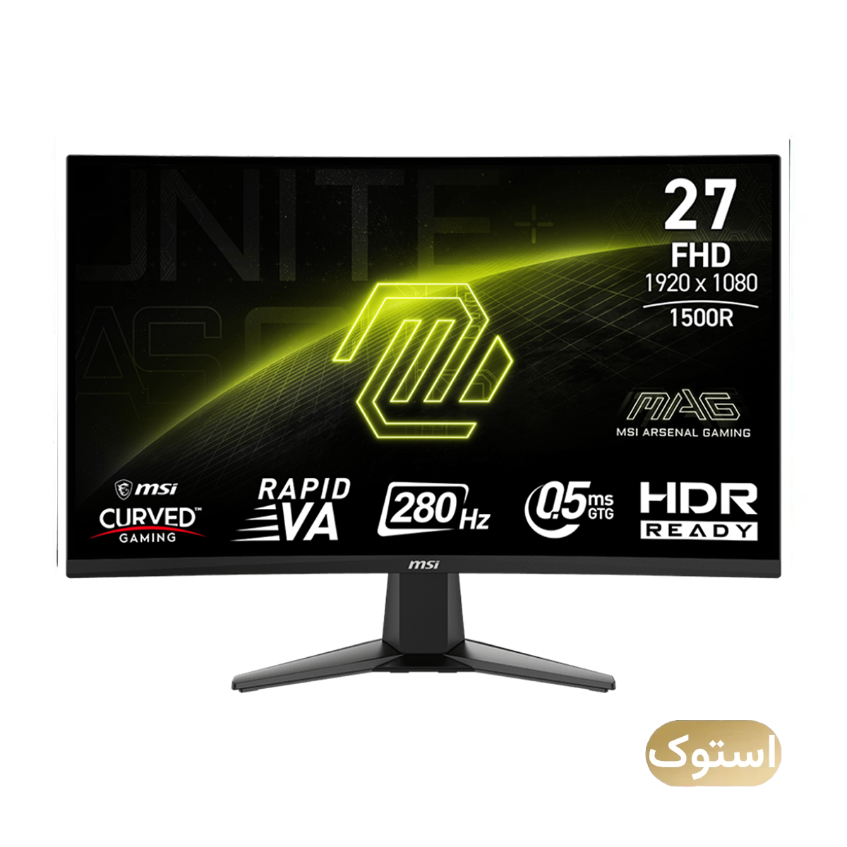 مانیتور استوک Open Box - گیمینگ خمیده ام اس آی مدل MAG 276CXF سایز 27 اینچ - مشکی مانیتور استوک Open Box - گیمینگ خمیده ام اس آی مدل MAG 276CXF سایز 27 اینچ - مشکی-small-image