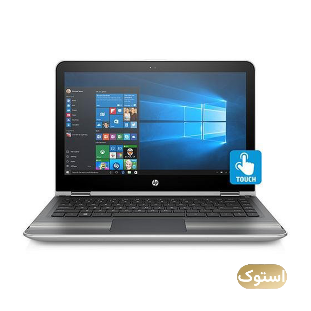 لپ تاپ استوک Used - اچ پی 13 اینچی مدل HP 13T i3 6100U 4GB 256GB - نقرهای