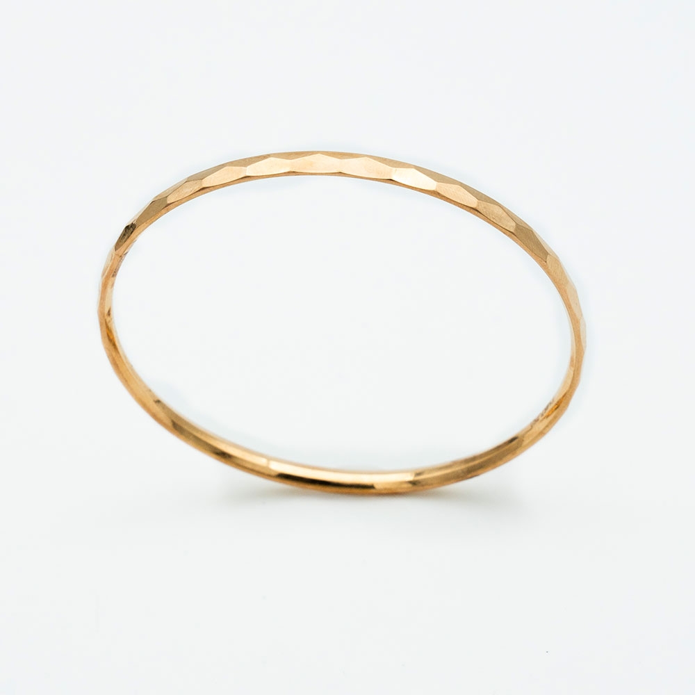 النگو طلا 18 عیار گالری طلا عرفان آینه ای مدل تراش کد 3200