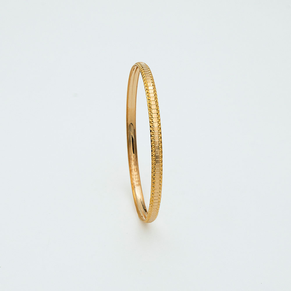 النگو طلا 18 عیار گالری طلا عرفان مدل مزرویی 571 کد 4442