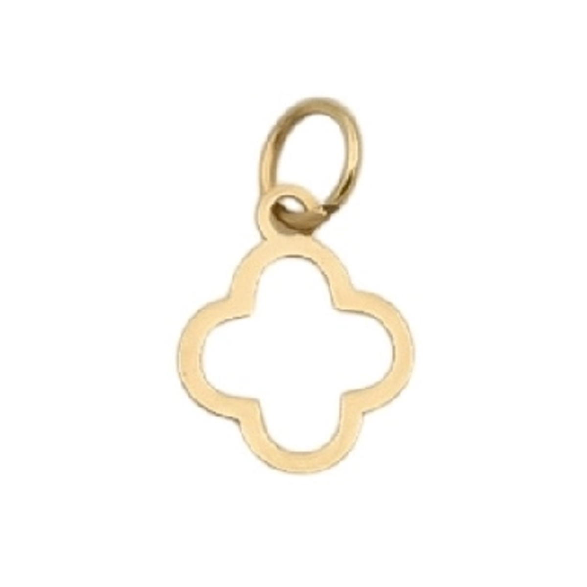 پلاک طلا 18 عیار زنانه اپال گلد مدل ونکلیف توخالی کد 00235