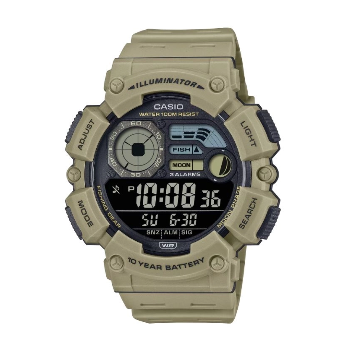 ساعت دیجیتال کاسیو مردانه مدل WS-1500H-5BVDF-small-image