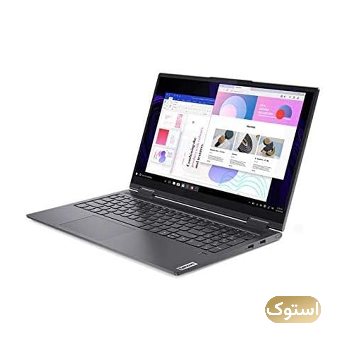 لپ تاپ استوک USED - لنوو 14 اینچی مدل Yoga 7 i5 1135G7 12GB 256GB - مشکی