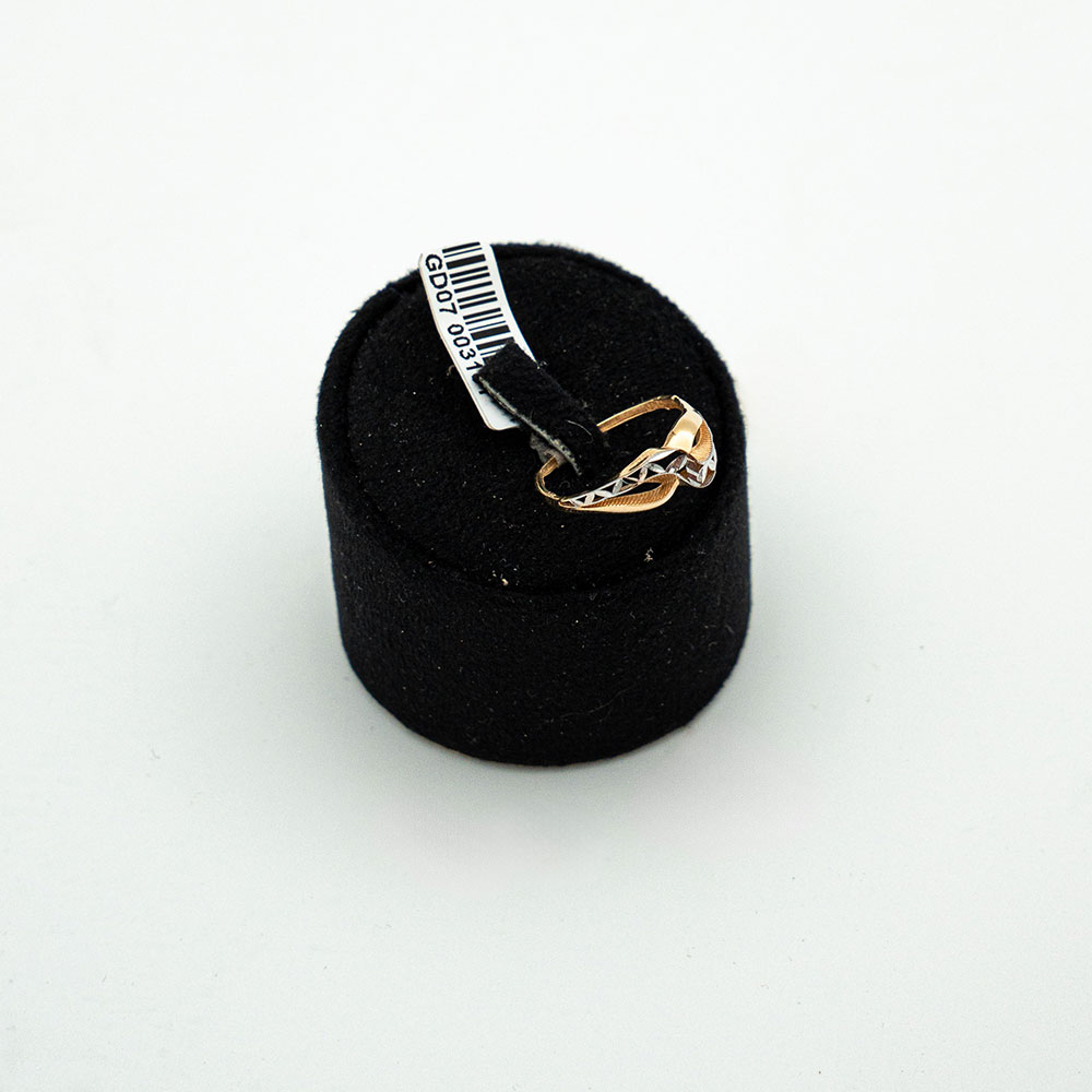 انگشتر طلا 18 عیار گالری طلا عرفان  زنانه مدل AS کد 3181