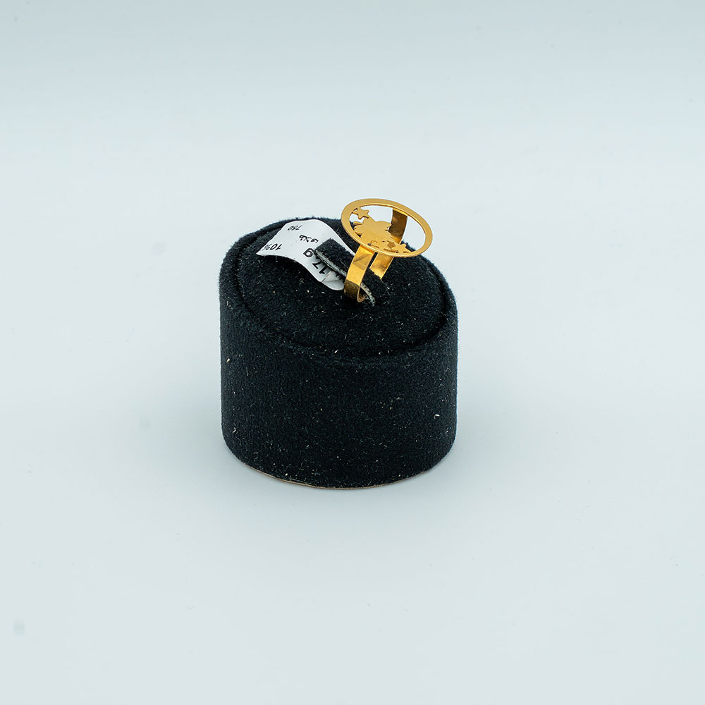 انگشتر طلا 18 عیار گالری طلا عرفان زنانه کد 816