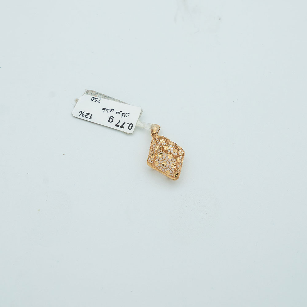 پلاک طلا 18 عیار گالری طلا عرفان ایشا کد 2527