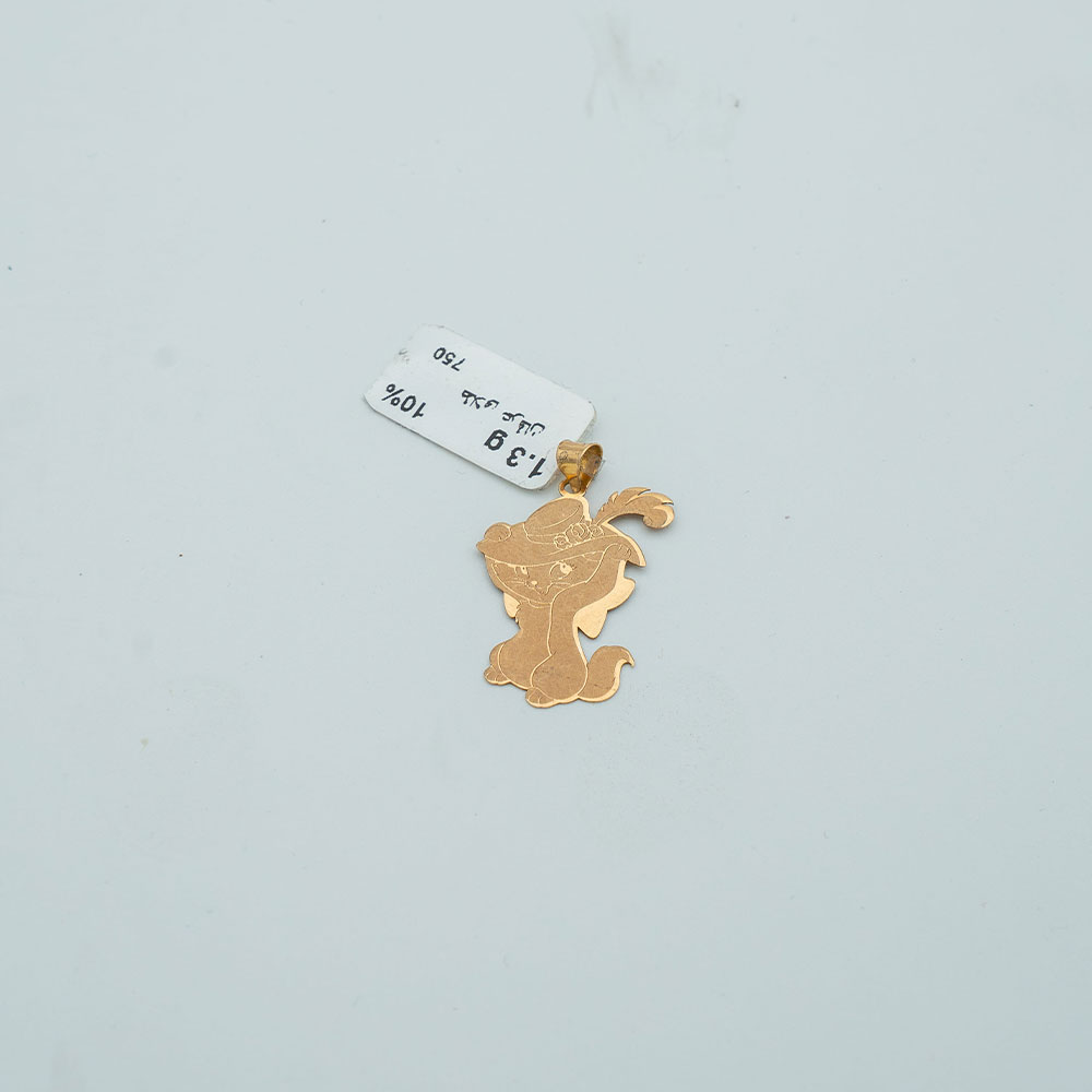 پلاک طلا 18 عیار گالری طلا عرفان لیزری کد 1693