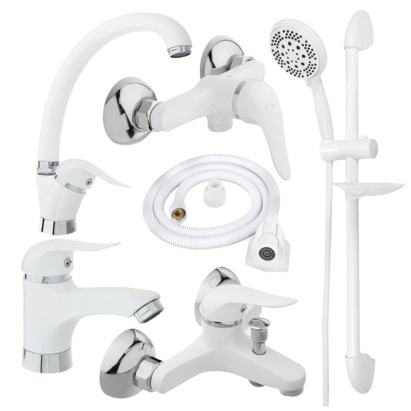 ست شیرآلات شیرالات بهداشتی و ساختمانی توفیق مدل اوج مجموعه 6 عددی