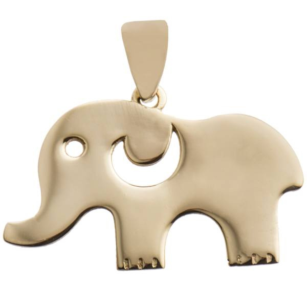 آویز گردنبند طلا 18 عیار شمیم گلد گالری مدل AB1097