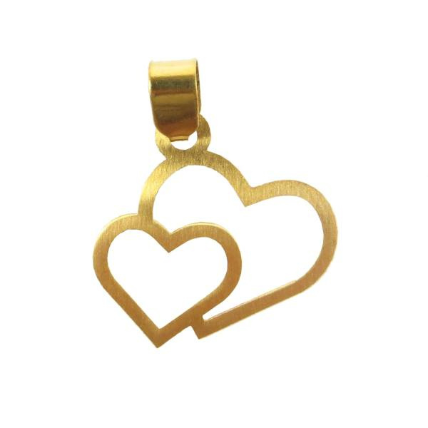 آویز گردنبند طلا 18 عیار شمیم گلد گالری مدل NZ-110-PL