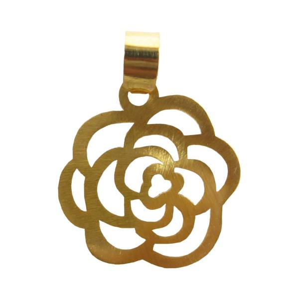 آویز گردنبند طلا 18 عیار شمیم گلد گالری مدل NZ-119-PL