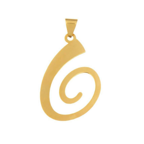 آویز گردنبند طلا 18 عیار شمیم گلد گالری مدل EL83