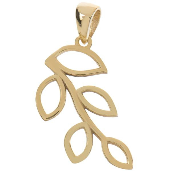 آویز گردنبند طلا 18 عیار شمیم گلد گالری مدل AB1058