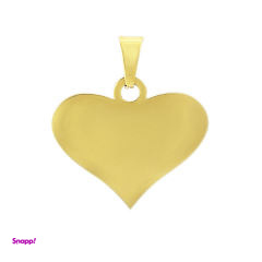 آویز گردنبند طلا 18 عیار شمیم گلد گالری طرح قلب کد 0110001