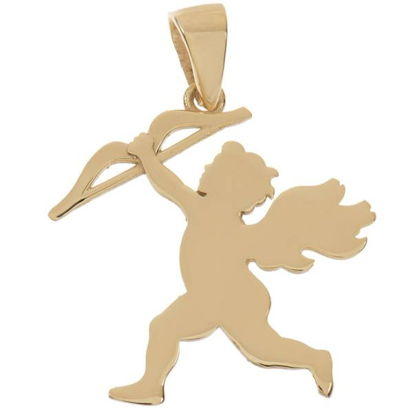 آویز گردنبند طلا 18 عیار شمیم گلد گالری مدل AB840