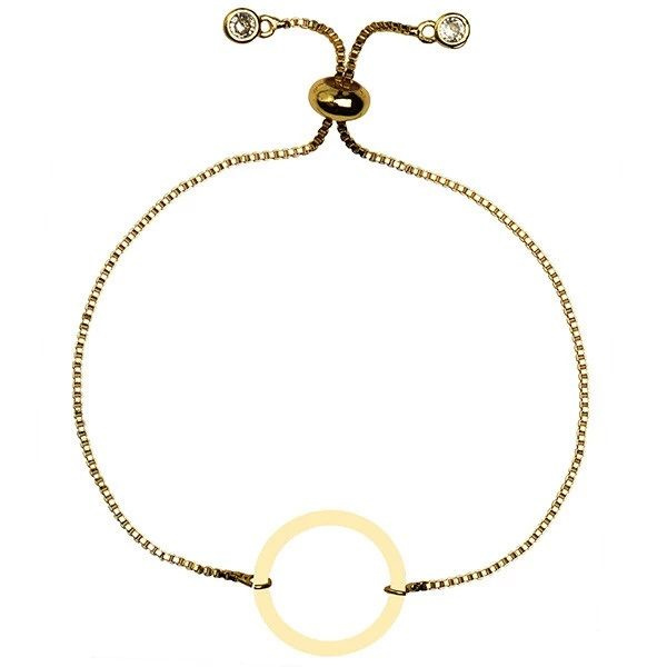 دستبند طلا 18 عیار زنانه شمیم گلد گالری مدل M146