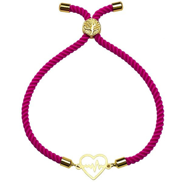 دستبند طلا 18 عیار شمیم گلد گالری زنانه مدل M184