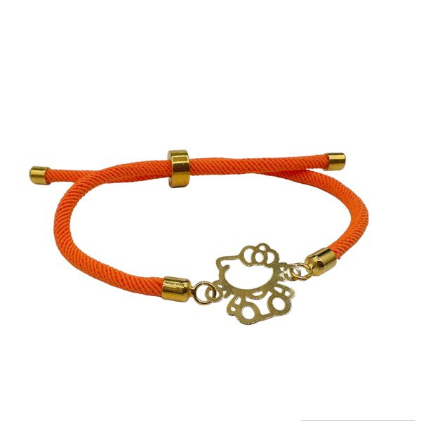 دستبند طلا 18 عیار زنانه شمیم گلد گالری مدل کیتی DZ011204 دستبند طلا 18 عیار زنانه شمیم گلد گالری مدل کیتی DZ011204