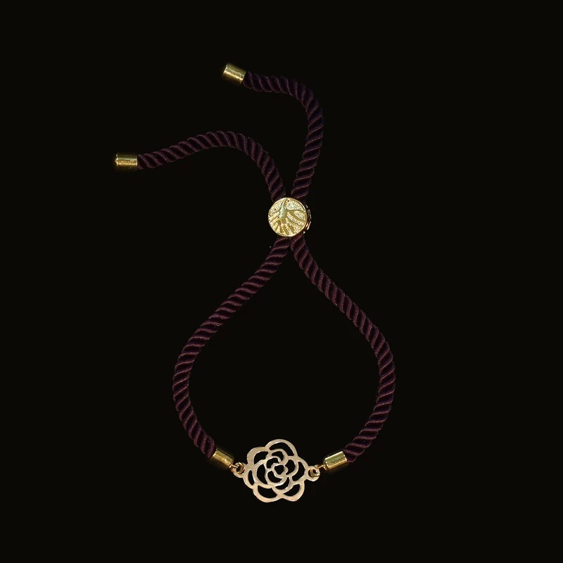 دستبند طلا 18 عیار زنانه شمیم گلد گالری مدل M61