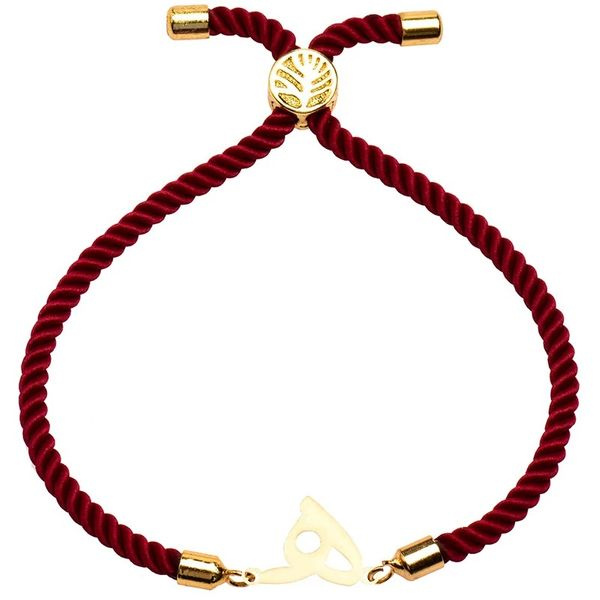 دستبند طلا 18 عیار زنانه شمیم گلد گالری مدل 666