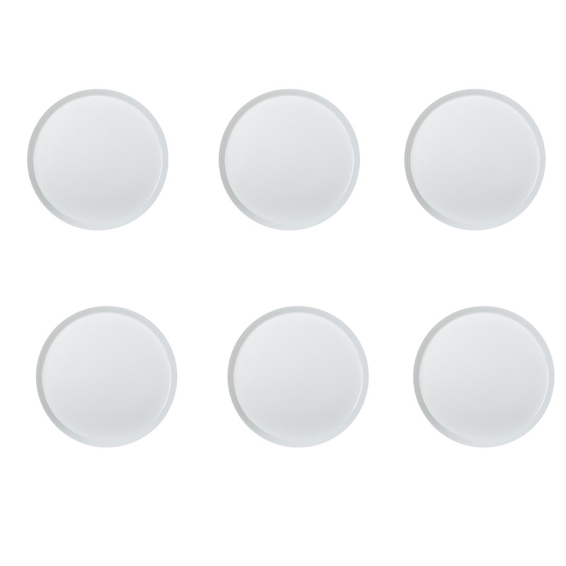 پیش دستی زی مدل فرم اس  21 سفید درجه عالی بسته شش عددی