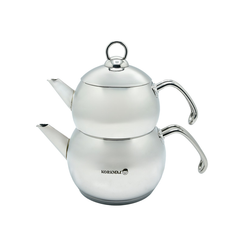 ست کتری و قوری کرکماز مدل استیل کد 104