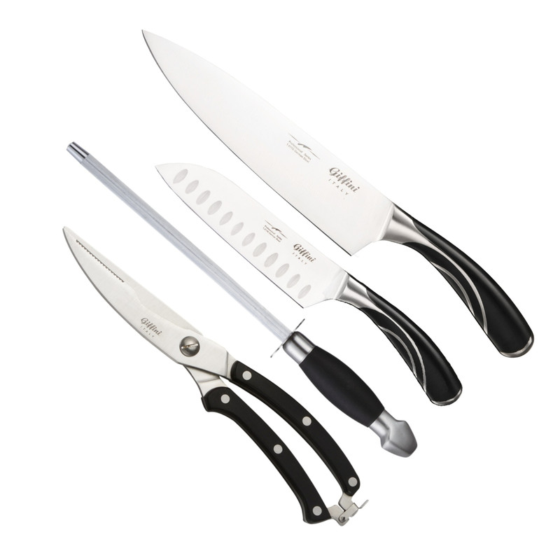 ست چاقو اشپزخانه 4 پارچه جی فی نی کد G-03 PLUS ست چاقو اشپزخانه 4 پارچه جی فی نی کد G-03 PLUS