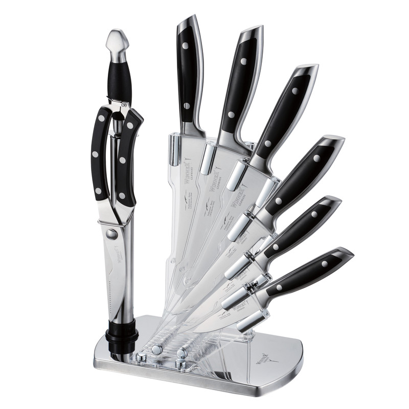 ست چاقو آشپزخانه 9 پارچه وینر کد 7335 ست چاقو آشپزخانه 9 پارچه وینر کد 7335