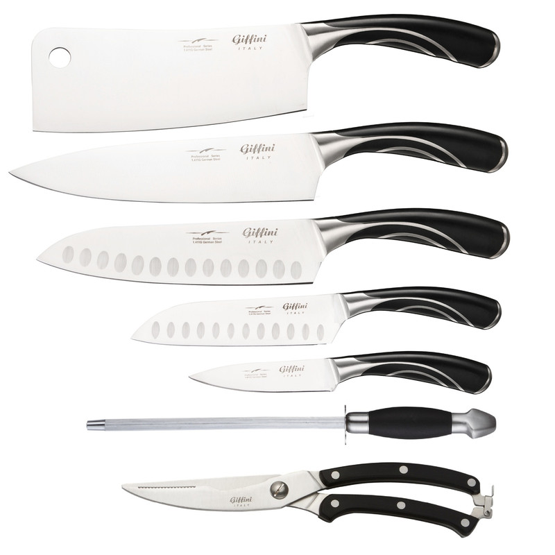ست چاقوی آشپزخانه 7 پارچه جی فی نی مدل G-01 ست چاقوی آشپزخانه 7 پارچه جی فی نی مدل G-01
