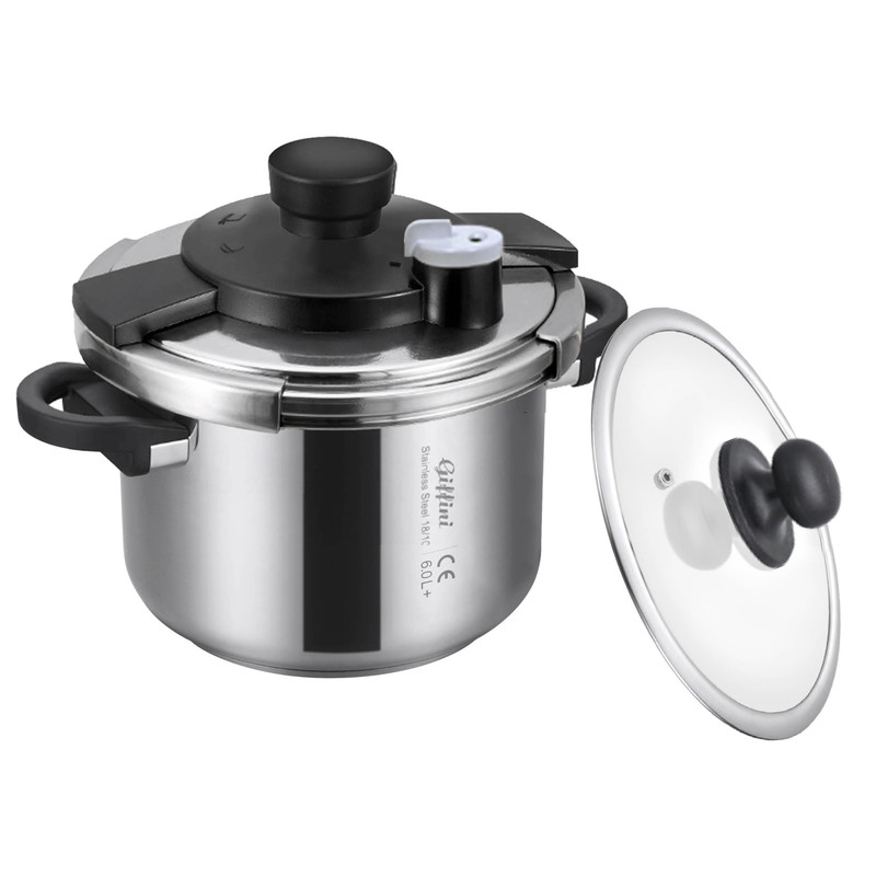 زودپز جی فی نی مدل SS-01 گنجایش 6 لیتر زودپز جی فی نی مدل SS-01 گنجایش 6 لیتر