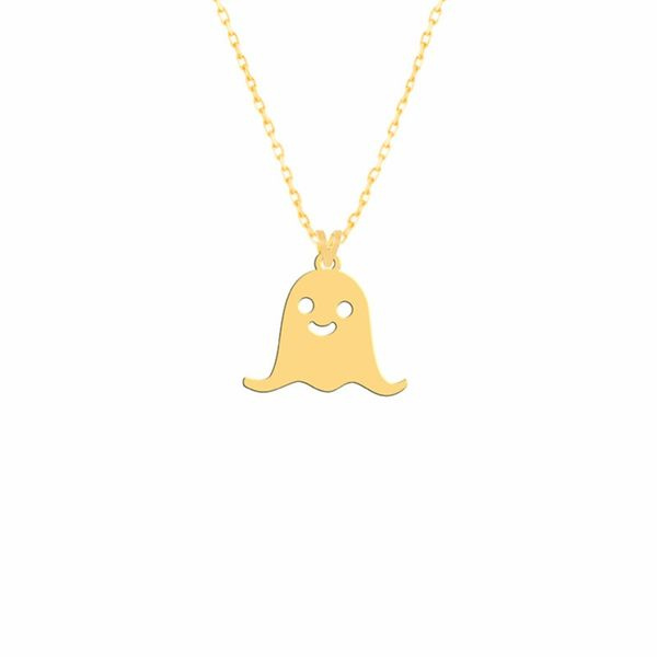 گردنبند طلا 18 عیار زنانه شمیم گلد گالری مدل فرشته