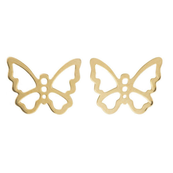 گوشواره طلا 18 عیار شمیم گلد گالری مدل EL76