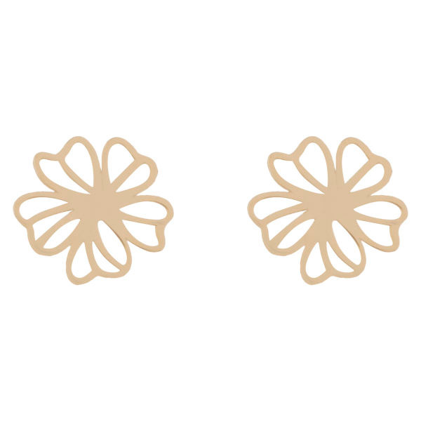 گوشواره طلا 18 عیار شمیم گلد گالری مدل De5012