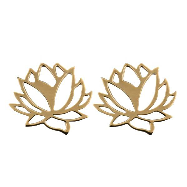 گوشواره طلا 18 عیار زنانه شمیم گلد گالری طرح گل کد 454A2586 گوشواره طلا 18 عیار زنانه شمیم گلد گالری طرح گل کد 454A2586